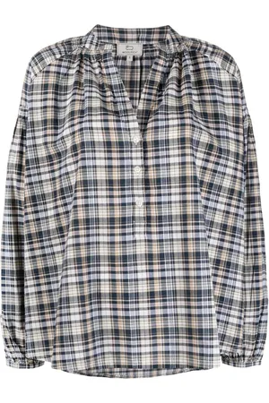 Woolrich Skotskrutig skjorta med knäppning
