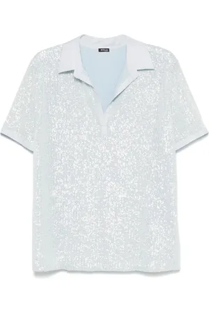 Kiton Paljettprydd topp