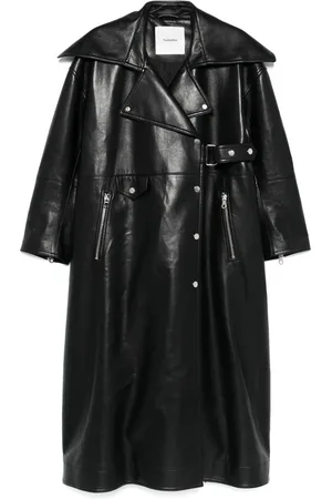 Nanushka Trenchcoat i konstläder
