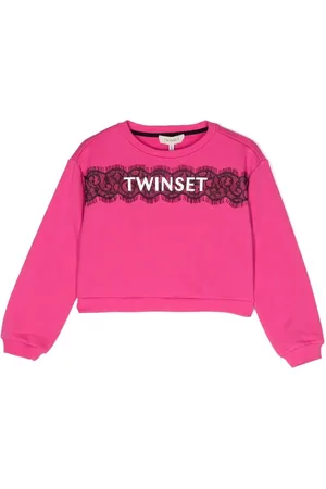 Twin-Set Sweatshirt med logotypmärke