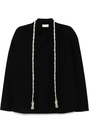 LEMAIRE Blus med brodyr