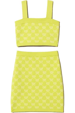 Twin-Set Set med kjol med logotyp