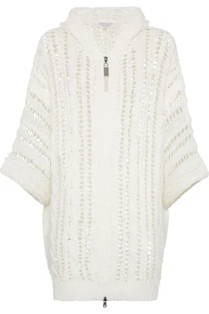 Brunello Cucinelli Kabelstickad kofta