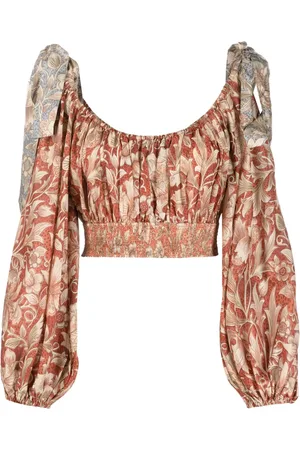 ZIMMERMANN Chintz blommig sidenblus