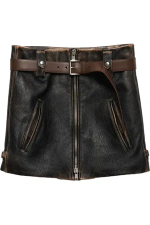 Prada Kort skinnkjol
