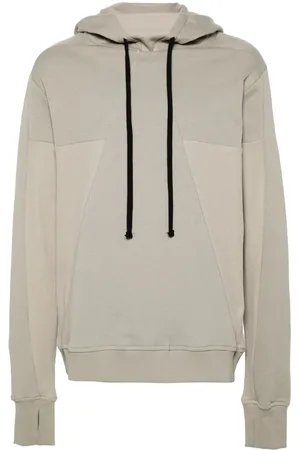 THOM KROM Hoodie med paneldesign