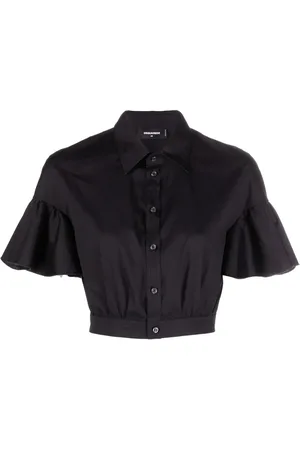 Dsquared2 Kort skjorta med utsvängd ärm