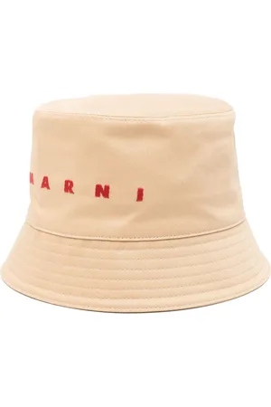 Marni Fiskehatt med broderad logotyp