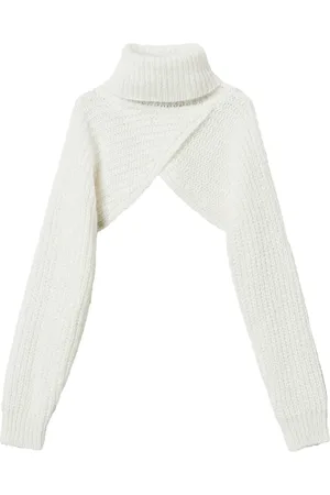 Twin-Set Stickad bolero med rullkrage