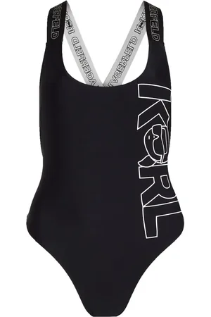 Karl Lagerfeld Ikon baddräkt med logotyp