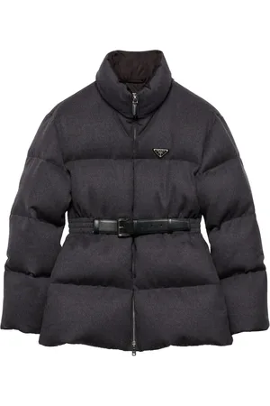 Prada Puffjacka med logotyp