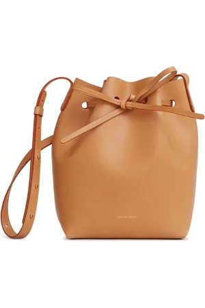 Mansur Gavriel Liten bucketbag i läder