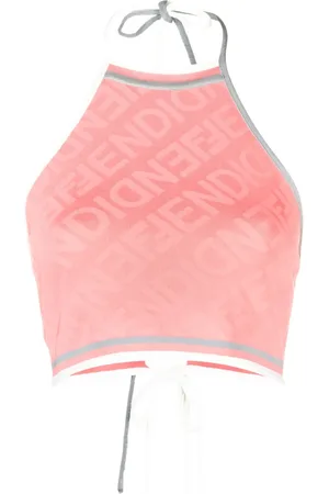 Fendi ärmlös croptop