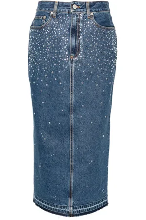 Alessandra Rich Pennkjol med strass