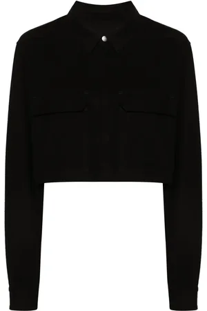 Rick Owens Kort skjorta med tryckknappar