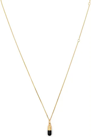 TRUE ROCKS Halsband med pillerformat hänge