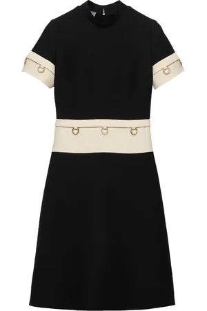 Prada Midiklänning med ringdetalj
