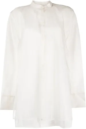Rohe Blus med kinakrage