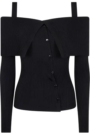 Twin-Set Ribbad baraxlad topp
