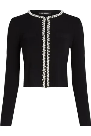 Karl Lagerfeld Essential pärlprydd kofta