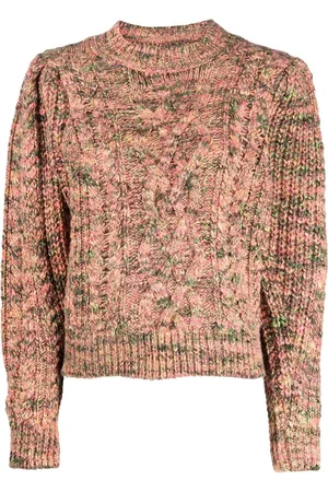 Marant Etoile Kabelstickad spräcklig tröja