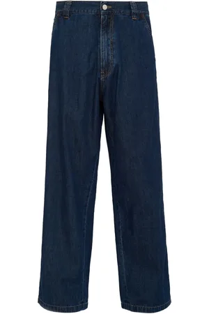 Prada Vida jeans med hög midja och logotyp