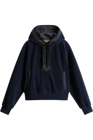 Woolrich Fleecetröja i hoodie