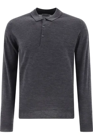 JOHN SMEDLEY Pikétröja i merinoull