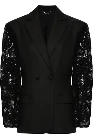 MAGDA BUTRYM Blazer med virkad panel