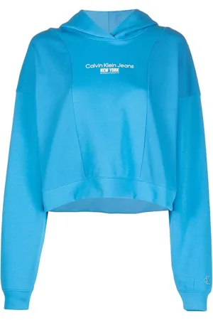 Calvin Klein Kort huvtröja med logotyp