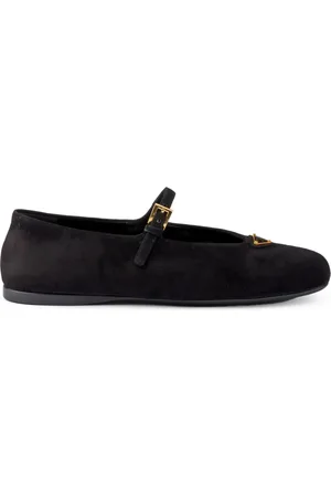 Prada Ballerinaskor i mocka