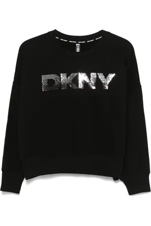 DKNY Tröja med paljettprydd logotyp