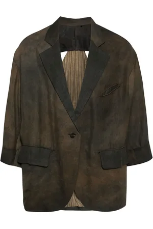 ZIGGY CHEN Draperad blazer med utskuren detalj