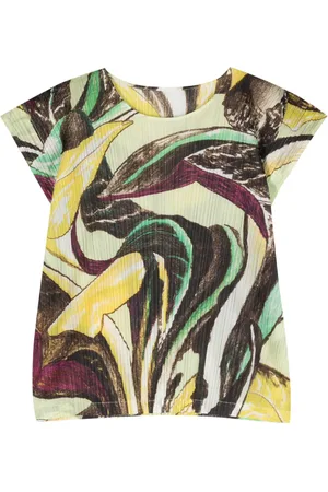 PLEATS PLEASE ISSEY MIYAKE Blus med abstrakt mönster