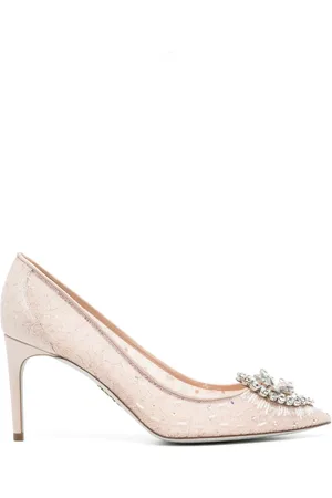 RENE CAOVILLA Pumps i spets 65 mm