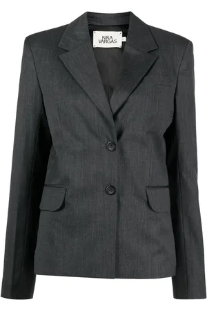 Kika Vargas Harper enkelknäppt blazer