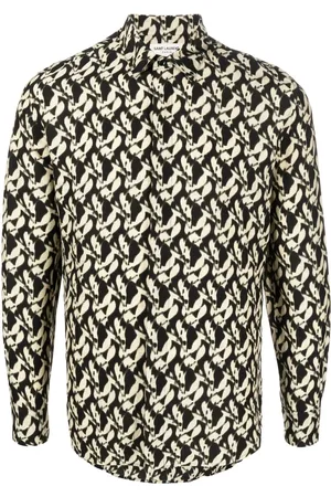 Saint Laurent Skjorta med abstrakt tryck