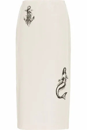 Prada Symbols skjorta med tryck