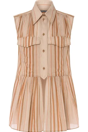 Alberta Ferretti Randigt linne