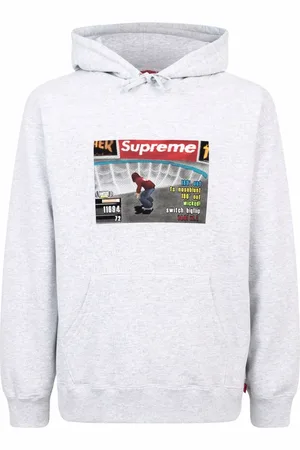 Supreme X Thrasher hoodie FW21 med logotyp