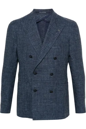 TAGLIATORE Dubbelknäppt blazer med spetsiga slag