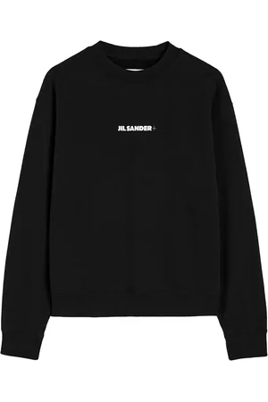 Jil Sander Sweatshirt med logotyp