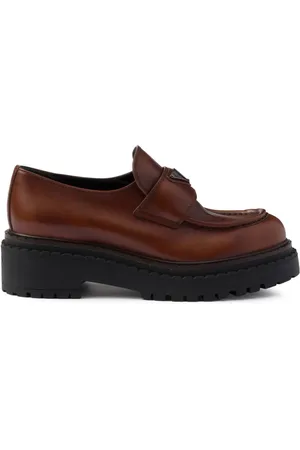 Prada Läderloafers 55 mm