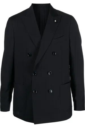 LARDINI Dubbelknäppt blazer