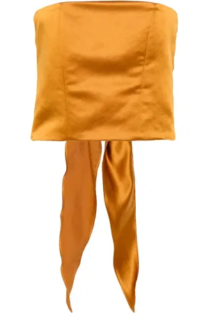 FORTE FORTE Axelbandslös croptop