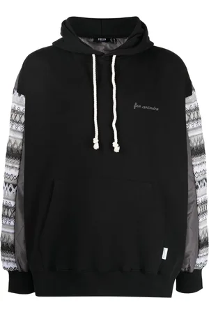 FIVE CM Hoodie med broderad logotyp