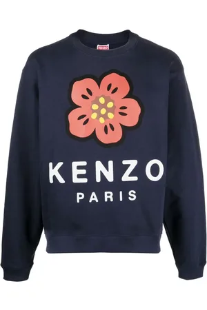 Kenzo Boke Flower sweatshirt med rundad hals