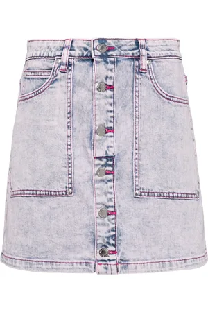 Izzue Kjol i tvättad denim