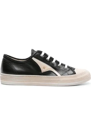 Moma Lädersneakers med panel