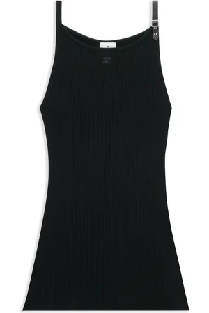 Courrèges Miniklänning med logotyp